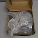 Otoolling 42 Pcs CV Boot Clamp Tool Include 20 Large and 20 Small 304 Stainless Steel Adjustable Ear Hose Clamp, 1 CV Boot Pliers, 1 Pairs Gloves for Axle Removal Installation Dust Covers Drive Shaft