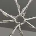 Hiboom 24 Large Christmas Window Light Decorations, 8 Modes Christmas Bethlehem Star Window Silhouette Lights with Timer, LED lamp Beads, Iron Frame, Battery Operated Xmas Holiday Decors(1 Pack)