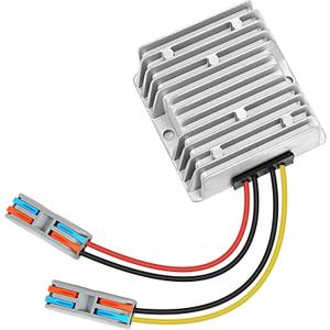10A 120W Golf Cart 18V 20V 24V 36V 48V Step Down to DC 12V Converter Voltage Regulator Reducer Power Buck Converter Waterproof Transformer(DC 16-58V Inputs