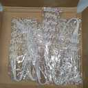 60 Pieces Pearl Stick Stems Bouquets, 4mm Bead String Garland Beaded Spray Filler Floral Arrangements Tree Picks Wedding Party Decoration, Christmas Tree Picks (Ivory)