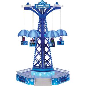 Lemax Carnival-Sights & Sounds: Snowflake Paradrop-(34634-UK), Multi-Colour