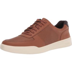 Cole Haan Men's Grand Crosscourt Modern Perforated Sneakers (13, British Tan Leathe)