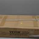 VEVOR Ladder Shelf, 5-Tier Bookshelf 24x11.8in, Open Wall-Mounted Ladder Shelf with Metal Frame,Storage Rack Sundries Holder for Kitchen Bedroom Bathroom Living Room, Gold White