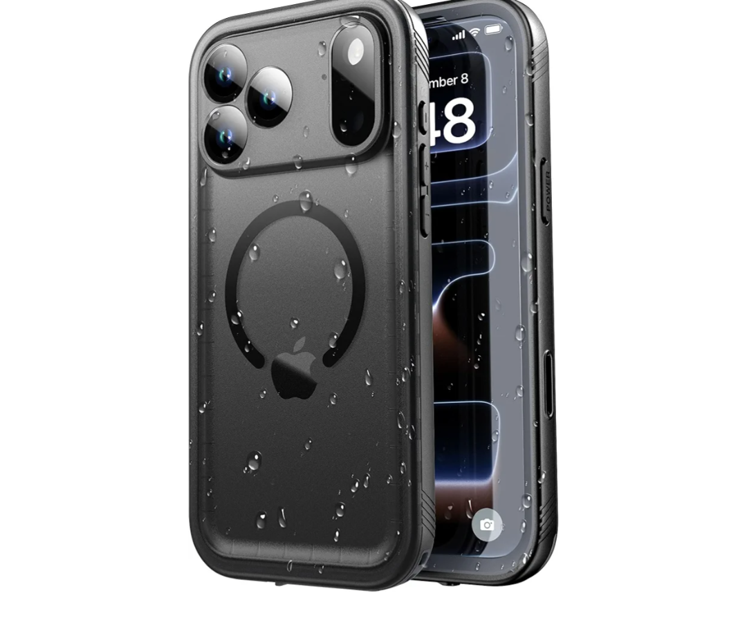 SPORTLINK for iPhone 17 Pro Case Waterproof - Buit in Screen Protector [Compatible with MagSafe][IP68 Underwater][6.6FT Military Dropproof][Dustproof] Full Body Shockproof Phone Case 6.3"