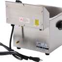 Winco EFS-16 Deep Fryer, electric, countertop single well, Silver, 16.14 x 9.65 x 13.58 inches