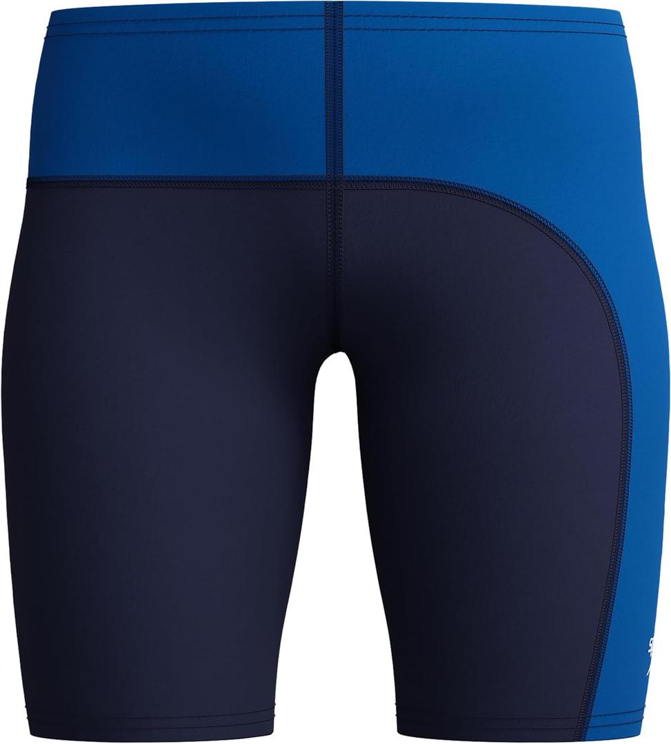 Speedo Boy's Swimsuit Jammer Begin to Swim Solid (10, Block Peacoat)