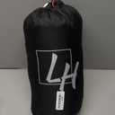 Outdoor Puffy Camping Blanket, Lightweight Down Alternative Puffy Waterproof Stadium Blanket with Portable Bag, Lightweight Camping Blanket for 2 People, Cold Weather, Sports, Travel, Car, 79*54 inch (Black)