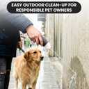 2-in-1 Dog Walking Kit – Portable Dog Pee Cleaning Bottle with Detachable Poop Bag Dispenser (Black)