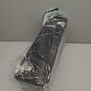 Samsill Durable 4 inch 3 Ring Binder, D Ring Binder, 100% Recycled Chipboard, Black, 2 Pack