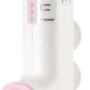 Rechargeable Bath Jets for Tub, Portable Jet Spa for Bathtub, Creates Soothing Bubbles and Massage for Relaxing Daily Use at Home (White-Pink)