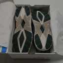 Men's Slip On Walking Shoes Running Comfortable Tennis Breathable Non Slip Athletic Gym Workout Cross Training Fashion Sneakers (8.5, Blue Green)