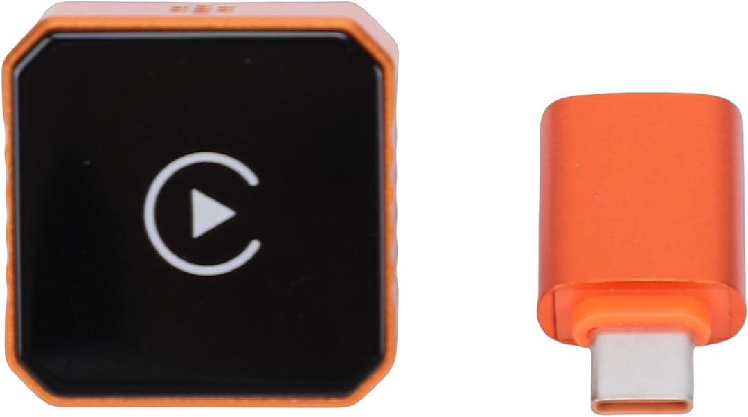 Zopsc Wireless Car Adapter Bluetooth WiFi 2.4G 5G, USB C Car Play Dongle Convert Wired to Wireless, Fast Auto Reconnect Stable Control, for Android, Plug & Play (White Pattern)