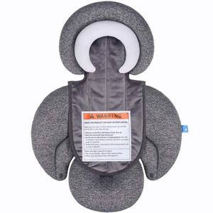 COOLBEBE New 2-in-1 Babybody Cushion for Baby Newborn Infants - Extra Soft Stroller Cushion Pads Car Seat Insert, Perfect for Carseats, Strollers, Swings, Grey