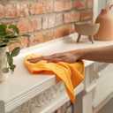S&T INC. 100 Pack Microfiber Cleaning Cloth, Bulk Towels for Home, Reusable Microfiber Towels for Cars, Cleaning Rags, Assorted, 11.5 Inches x 11.5 Inches, 100 Count