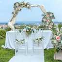 200 Pcs 8 Kinds Mixed Artificial Eucalyptus Stems Bulk Fake Silver Dollar Eucalyptus White Seeds Stems Bundle Faux Plants Greenery for DIY Bouquets Floral Arrangement Wedding Engagement Party Decor