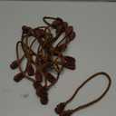 Shappy 12 Pieces Christmas Garland Ties for Banister Christmas Decorative Reusable Flexible Twist Ties for Garland Staircase Home Decoration Holiday Craft Wrapping (Brown)