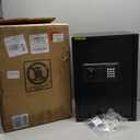 3.4 Cubic Home Safe Fireproof Waterproof, Fire Safe Box for Home with Digital Keypad, Key Lock and Alarm System, Anti-theft Security Safes Water and Fireproof for Document Medicine Money Valuables