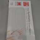 Vinyl Exam Glove Latex Free Powder Free Medical Disposable Gloves VGPF3002 Box of 100 (Clear, Medium)