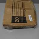 ZOBER Metal Pants Hangers with Clips - Pack of 20 Space Saving Skirt Hangers for Women - Chrome, Non-Slip, Adjustable Clips, for Pants, Skirts, Jeans Closet Organization, College Dorm Essentials