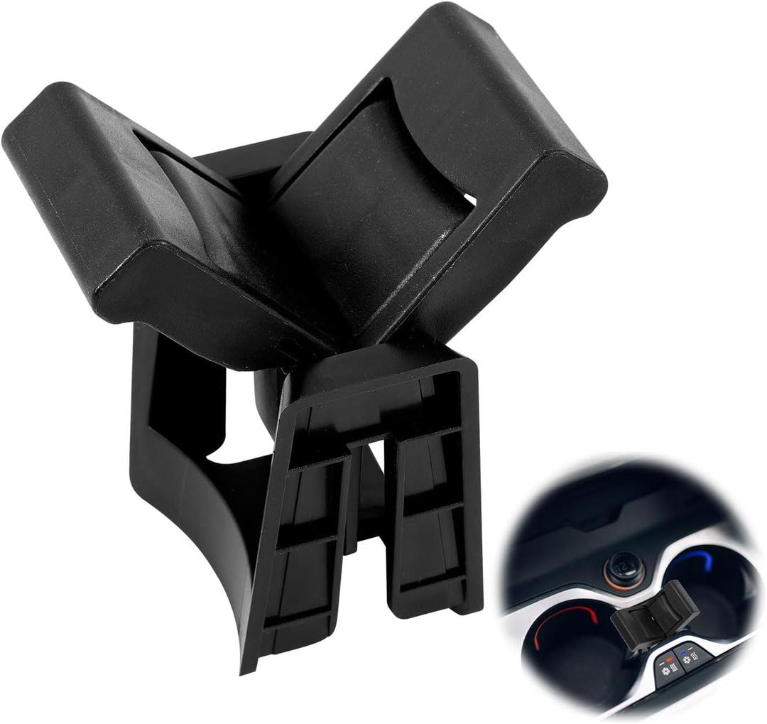 Cup Holder Insert Divider, Cup Holder Center Console Insert Divider for Toyota Highlander 2015 2016 2017 2018 2019 2020 Replacement Part Accessories 55618-0E200-C0
