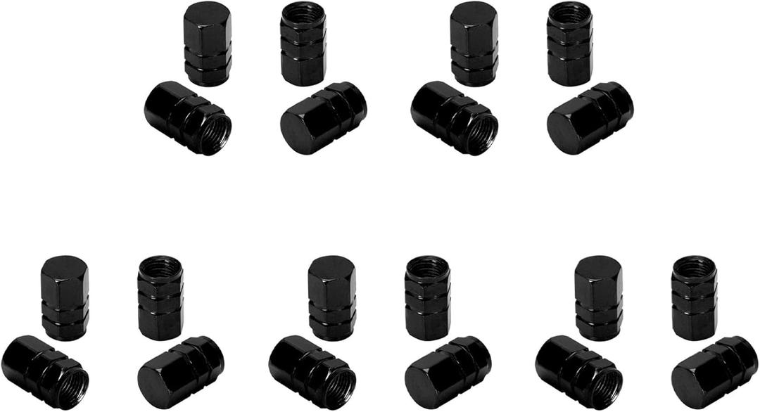 Tassteen 20PCS Aluminum Tire Wheel Rims Stem Air Valve Caps Tyre Cover Car Truck Bike