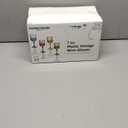 XUWAIDSGN 24 Pcs 7oz Plastic Vintage Wine Glasses Drinking Glasses Unbreakable Wedding Glassware Crystal Water Goblets Reusable Drinkware Vintage Champagne Flutes (24, Dark Green)