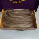 KOME Ash Blonde 13x6 Bob Synthetic Lace Front Wig for Women 12IN