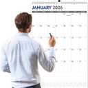 GuassLee Extra Large Wall Calendar 2026-27, 20"x 30" Gaint Vertical Wall Calendar 2026, Jan. 2026 to Jun. 2027, 18-Month Paper Hanging Planner Wall with Julian Date for Office Home Planning & Organizing