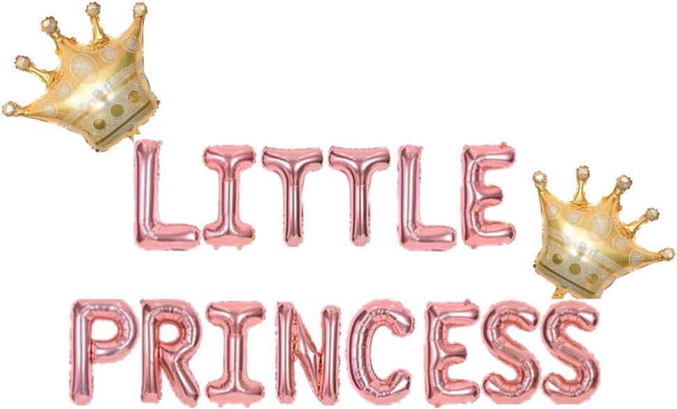 JeVenis Little Princess Baby Shower Decoration - Princess Balloon & Party Supplies for Birthday & Kids' Party