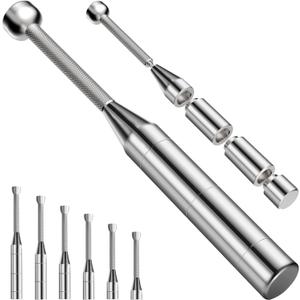 Adjustable 6-in-1 Premium Steel Clubs for Training, Indian Clubs, Full Body Workout, Toning Muscles, Shoulders, Grip and Forearms, Stretching