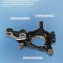 OCPTY Front Steering Knuckle and Hub Assembly for Subaru Forester 2014-2018, for Subaru Impreza 2014-2016, for Subaru WRX 2014, for Subaru WRX STI 2014, for Subaru Crosstrek 2016-2017 698-137