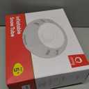 QPAU Snow Tube with Premium Canvas Cover for Kids and Adults, 48'' Inflatable Heavy Duty Snow Tube Made by Thickened Bottom, Sled Winter Outdoor Fun Toys for Children Boys Girls (Red)