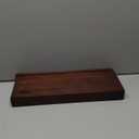 Love-KANKEI Floating Shelves Wall Mounted Set of 2, 17 Inch Rustic Wood Wall Shelves for Storage, Bedroom Living Room Bathroom Kitchen Office and More Dark Walnut