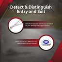 Dakota Alert Driveway Alarm System -DUAL-4k Plus Bundle - DAPT-4000 Driveway Alarm & RE-4K Plus Receiver, Directional Vehicle Sensor, Driveway Alarms Wireless Outdoor Weatherproof, 1-Mile-Long Range