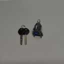Left Driver Door Lock Cylinder Barrel Assembly with 2 Keys Replacement for X5 E53 51217035421 2000 2001 2002 2003 2004 2005 2006