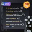 Scope Remote- Remote for Anki. Customizable with Anki Add-on, Compatible with Windows, Mac, iOS, iPad, and Android. Quizlet Compatible, Anki Controller. Midnight Black, Plus (16-18 Hours Battery)