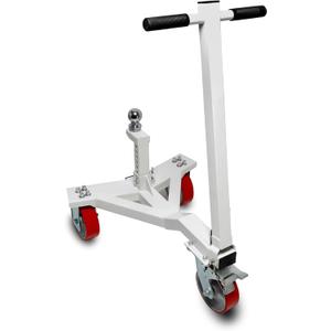 Heavy Duty Trailer Dolly, 3500 lb Tongue Weight Trailer Mover Dolly with 2-5/16 inch Ball, Angle Adjustable, Suitable for RV Boat Motorcycle Jet Ski