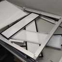 6 Pack 2x2 Surface Mount Kit for LED Flat Panel Light - Aluminum 24x24 inch Ceiling Frame Kit, Not Include LED Panel Light
