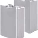 Bonuci 2 Pcs Laundry Sorter Replacement Bags Hamper Cart Removable Replacement Laundry Storage Organizer Bag Hamper Liner, No Hooks 14.76 x 8.66 x 21.65 Inch (Gray)