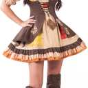 Spooktacular Creations Halloween Scarecrow Costume Women, Sassy Scarecrow Dress, Halloween Costumes for Women Adult 2025 (Small)