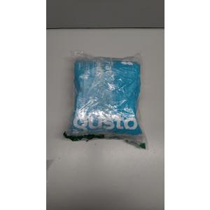 GUSTO [100 Count] Clear PET Plastic Flat Lids With Straw Slot for 12, 16, 20 & 24 oz. Milkshake Cups (Formerly Comfy Package)