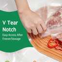 Syntus 200 Count Vacuum Sealer Bags Quart 8 x 12 inch for Seal a Meal, Commercial Grade BPA Free Heavy Duty Precut Seal Bags, Food Vac Bags for Storage, Meal Prep or Sous Vide