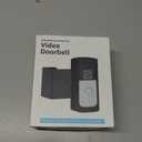 Anti-Theft Video Doorbell Camera Mount, Doorbell Bracket No Drilling Compatible with Video Doorbell for Houses, Apartments, Rentals (Black)