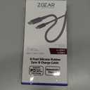 Zgear 6 ft silicone rubber sync & Charge Cable for USB C to USB C