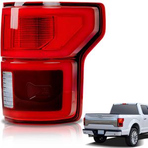 LED Tail Lights Compatible With Ford F150 2018 2019 2020 With Blind Spot Right Passenger Side Taillight Rear Brake Lamp Signal Assembly OE: KL3Z13404B (Module NOT Included)
