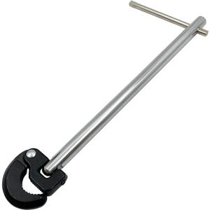 Adjustable Basin Wrench, 11 Inch Adjustable Tap Nut Spanner Long Handle Basin Spanner for Fixing Back and Union Nuts Under Sink (3/8-1 in.)