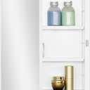 White 16x22 Medicine Cabinet, Bathroom Mirror with Adjustable Storage Shelf | White Bathroom Wall Cabinet with 2 Adjustable Plastic Shelves, Reversible Door; Pre-Assembled for Recessed/Surface Mounting