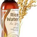 NEW Fermented Rice Water for Hair Growth - Infused with Rosemary, Biotin, Caffeine, Keratin Vegan Non-Greasy Spray Naturally Thicker, Longer, Softer Men & Women (4 fl oz)