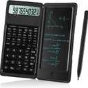 IPepul Scientific Calculators for Students, 10-Digit Large Screen, Math Calculator with Notepad, Classroom Must Haves for Middle High School Supplies & College (Black)