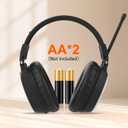 AM FM Radio Headphones, Personal Portable Radio Headset am/fm Digital with Best Reception for Jogging, Mowing, Cycling, Meeting, Powered by 2 AA Batteries (Not Included)